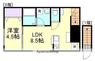 ソレイユ・ルヴァン【2階】の間取り