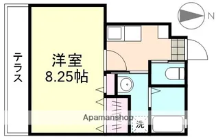 aurora【1階】の間取り