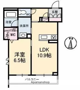 エムズ グアナファト【2階】の間取り