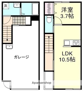 GRAND GARAGE NAKASE【1階】の間取り