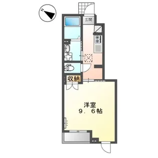 ハイバード【1階】の間取り