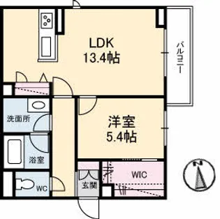 シャーメゾンプレシャス【3階】の間取り