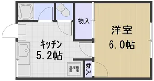 松南ハイツ【203号室】の間取り
