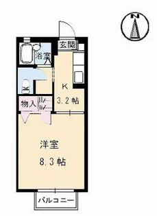 シャーメゾン・アメニティ【1階】の間取り