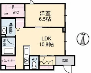 ソレイユコート中仙道【1階】の間取り