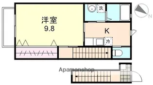 MONOLITH【2階】の間取り