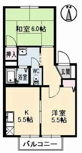 フレンド宮田 A棟【2階】の間取り