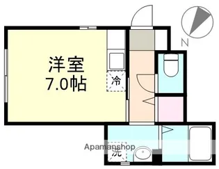 AT西之浦【1階】の間取り