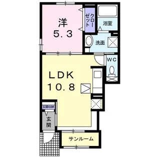 ラ フレーズ【1階】の間取り