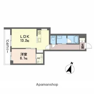 ヴィーロ キャピターレ【3階】の間取り