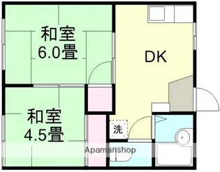 コーポひろえ【1階】の間取り