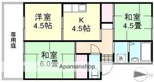 プレジール西岡【1階】の間取り