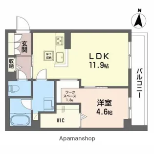 シリウス【1階】の間取り
