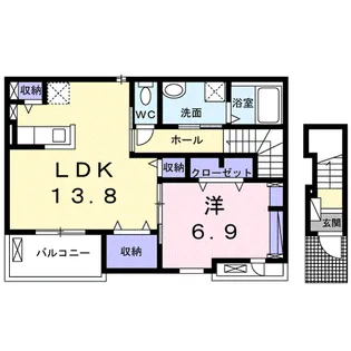 フィオーレ【2階】の間取り