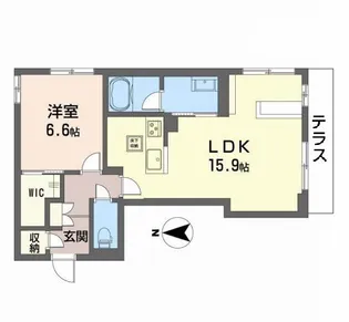 セントリビエ【1階】の間取り