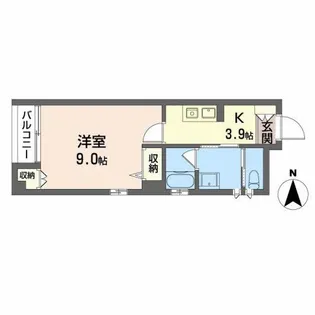 クローバーハウス【3階】の間取り