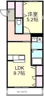 ウィスタリア【2階】の間取り