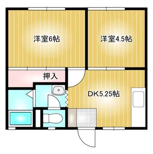 古谷ハイツ【2階】の間取り