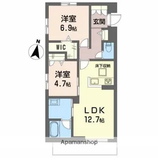 アインス【1階】の間取り