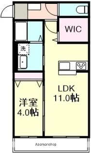 プランドールⅡ【1階】の間取り