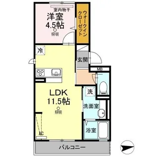 メゾン モナミ【3階】の間取り