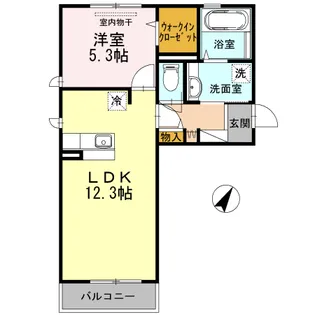 DEAR COURT T・K【2階】の間取り