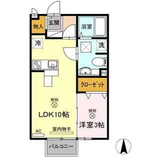 モナリエⅡ【2階】の間取り