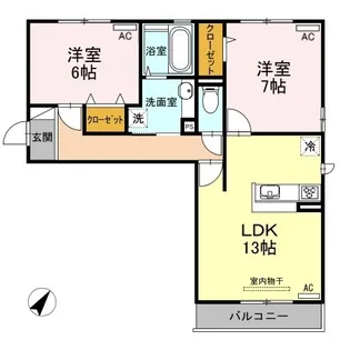 GRACIAS【2階】の間取り