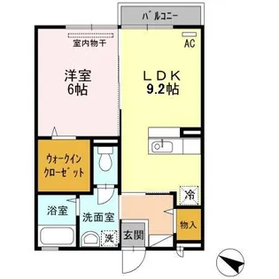 ノールヴィラージュ【2階】の間取り