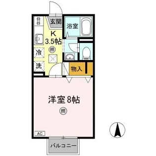 メゾンたちばな C棟【1階】の間取り