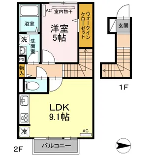 D-room平田【2階】の間取り