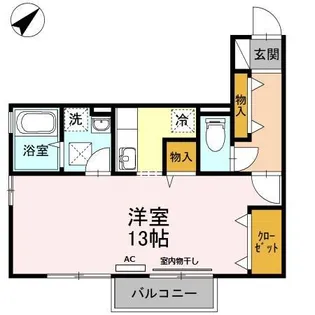 FOREST VALLEY A棟【1階】の間取り