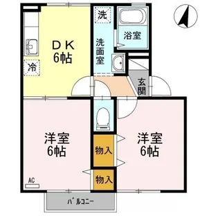 セトル福島【2階】の間取り