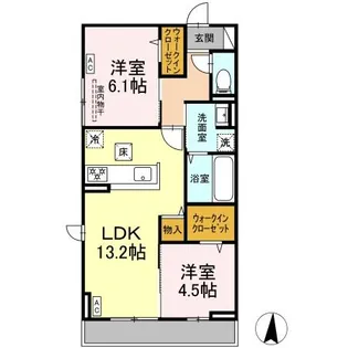 カンパニュラ【1階】の間取り