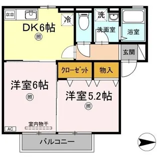 コンフォール【2階】の間取り