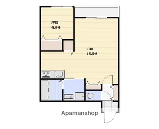 グランデール【3階】の間取り