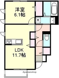 シスピエール【1階】の間取り