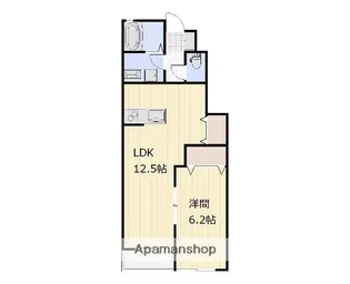 (仮)日吉町新築アパート【1階】の間取り
