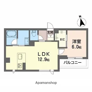 シャーメゾン カームヴィラ【3階】の間取り