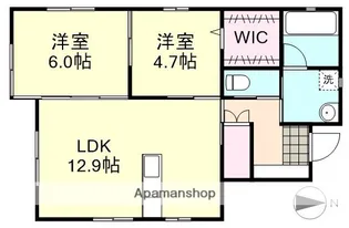 エクセレンス早島 D棟【1階】の間取り