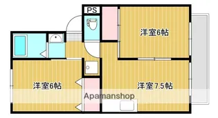 ソレイユ新田【2階】の間取り