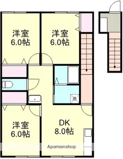 ハレオ【2階】の間取り