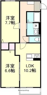 EliseⅢ【2階】の間取り
