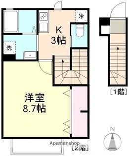 progress〜プログレス〜 A棟【2階】の間取り