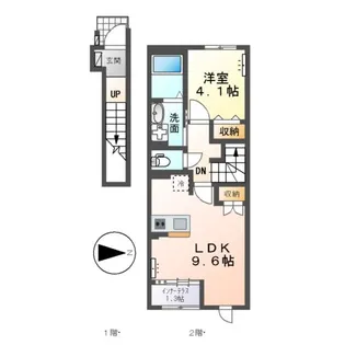 仮)スターテラス南畝【206号室】の間取り