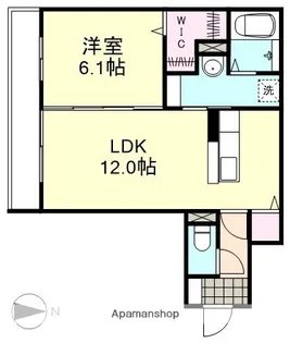 ブルーミア【1階】の間取り