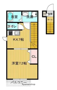 News Row【2階】の間取り