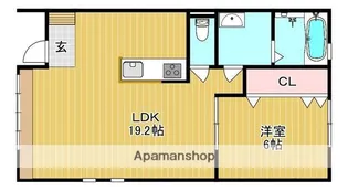 モンテーヴ大高【1階】の間取り