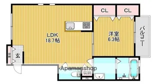 モンテーヴ大高【2階】の間取り