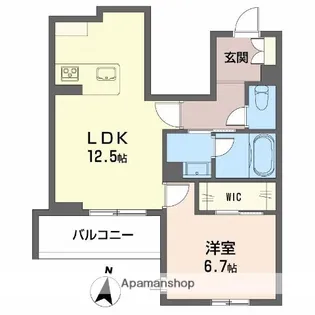 インセプション【3階】の間取り